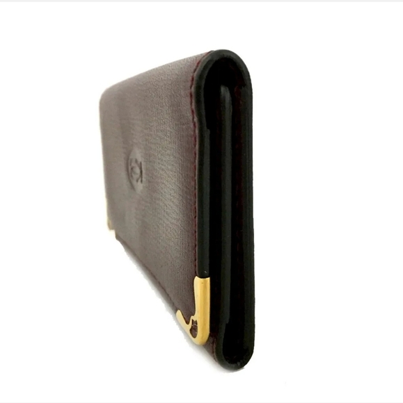 MUST DE CARTIER LEATHER KEY RING 6 RING KEY CASE/1A5095 - Picture 4 of 9